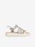 Sandales J SANDAL SOLEIMA GIR argent+rouille 2 - vertbaudet enfant 
