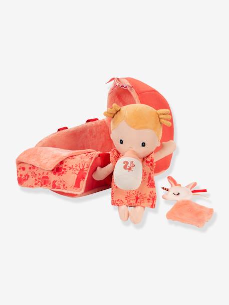 Bébé Léna et son couffin - S rose 2 - vertbaudet enfant 