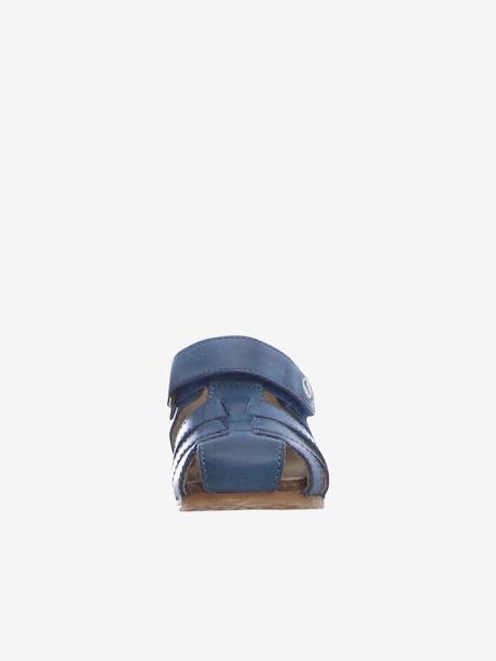 Sandales bébé Falcotto 1ers pas bleu azur+camel 6 - vertbaudet enfant 