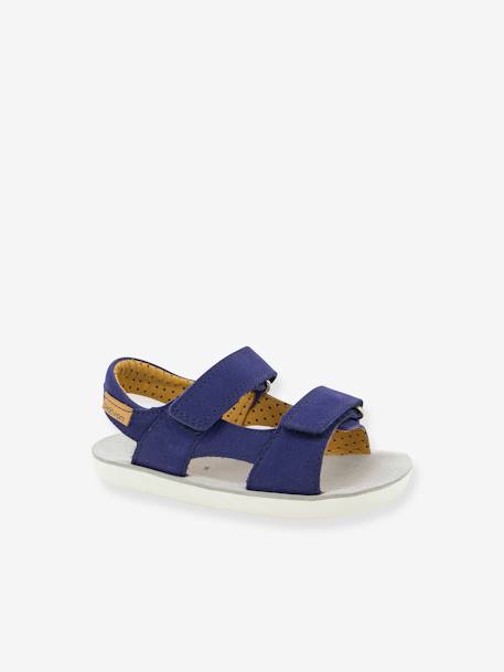 Sandales enfant Goa Boy bleu+caramel 1 - vertbaudet enfant 