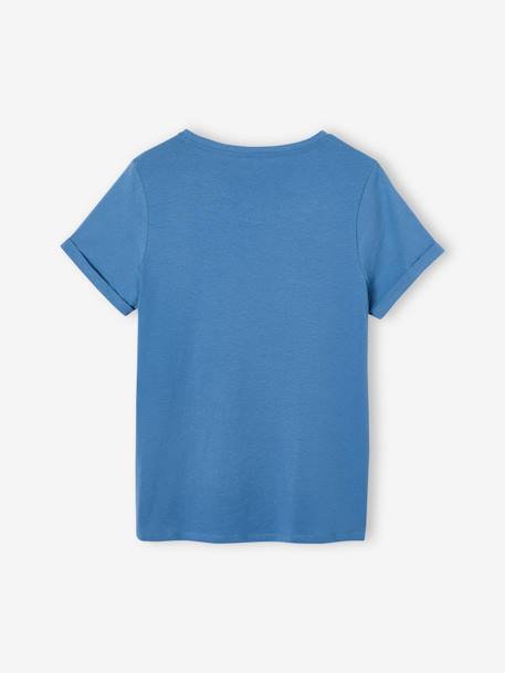 T-shirt à message grossesse et allaitement en coton bio personnalisable Bleu+Gris anthracite+Moutarde+Rose+Terracotta 8 - vertbaudet enfant 