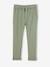 Pantalon garçon coton/lin léger beige chiné+bleu nuit+noisette+vert sauge 16 - vertbaudet enfant 