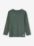 T-shirt garçon unis manches longues personnalisable anthracite+Bleu+jaune+marine+vert+vert sapin 24 - vertbaudet enfant 