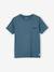 T-shirt garçon personnalisable manches courtes aubergine+blanc+BLEU+jaune pâle+mangue+sauge 12 - vertbaudet enfant 