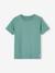 T-shirt garçon personnalisable manches courtes aubergine+blanc+BLEU+jaune pâle+mangue+sauge 32 - vertbaudet enfant 