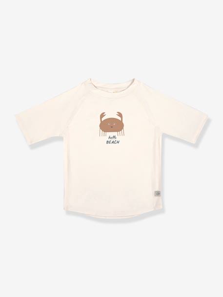 T-shirt manches courtes anti UV LÄSSIG blanc+écru 1 - vertbaudet enfant 