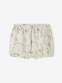 -Short de cérémonie bébé en gaze de coton