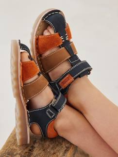 Chaussures-Sandales scratchées cuir enfant collection maternelle