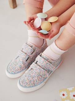 -Baskets scratchées en toile enfant