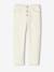 Pantalon fille mom MorphologiK fin écru+encre+pêche+rose poudré 3 - vertbaudet enfant 
