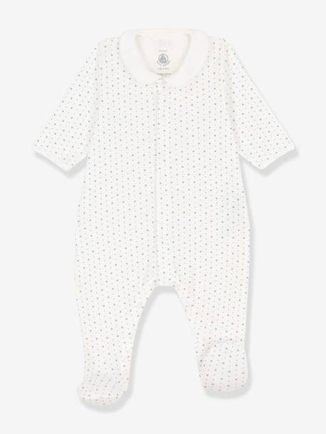 Dors-bien en coton bio PETIT BATEAU blanc 1 - vertbaudet enfant 