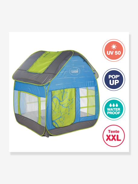 Tente anti-UV Maison Cottage LUDI bleu 3 - vertbaudet enfant 