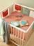 Tour de lit / tour de parc pare-chocs FLEURETTES multicolore 1 - vertbaudet enfant 