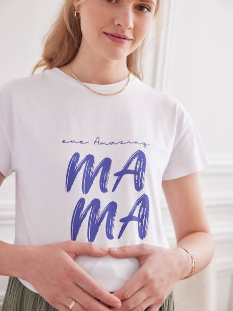 T-shirt de grossesse à message écru 6 - vertbaudet enfant 