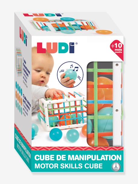 Cube de manipulation LUDI multicolore 3 - vertbaudet enfant 