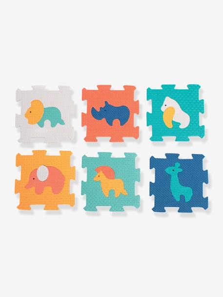 Puzzle Baby Dalles Animaux multicolore 2 - vertbaudet enfant 