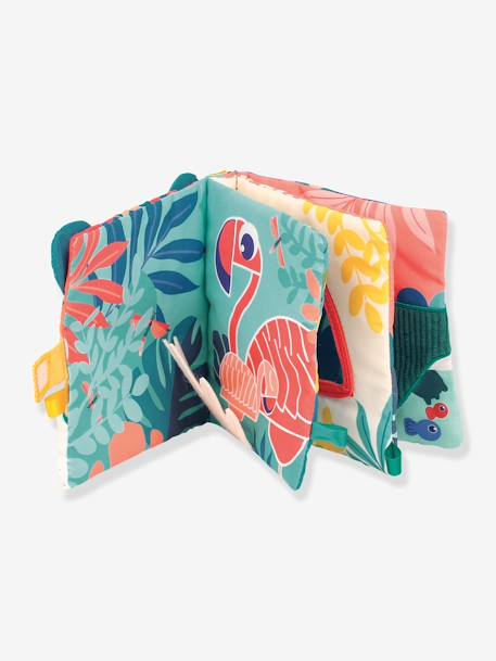 Livre tissu Jungle multicolore 2 - vertbaudet enfant 