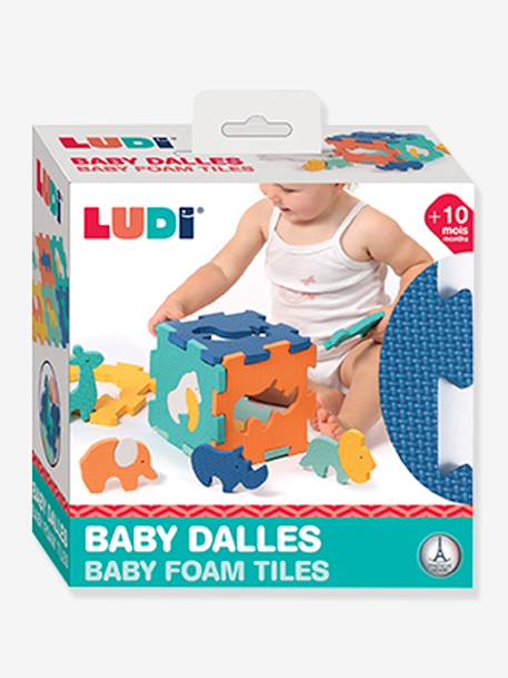 Puzzle Baby Dalles Animaux multicolore 1 - vertbaudet enfant 
