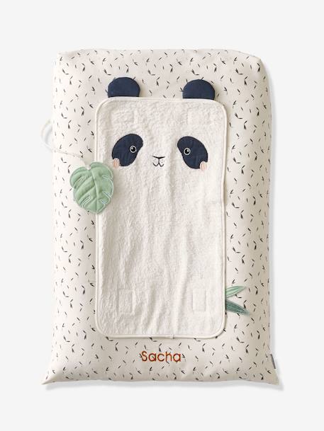 Matelas à langer et 2 tapis de change personnalisable HANOÏ écru / multicolore 2 - vertbaudet enfant 