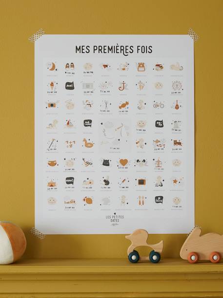 Affiche Mes premières fois - Peau Claire LES PETITES DATES blanc 4 - vertbaudet enfant 