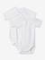 Lot de 2 bodies naissance manches courtes blanc 1 - vertbaudet enfant 