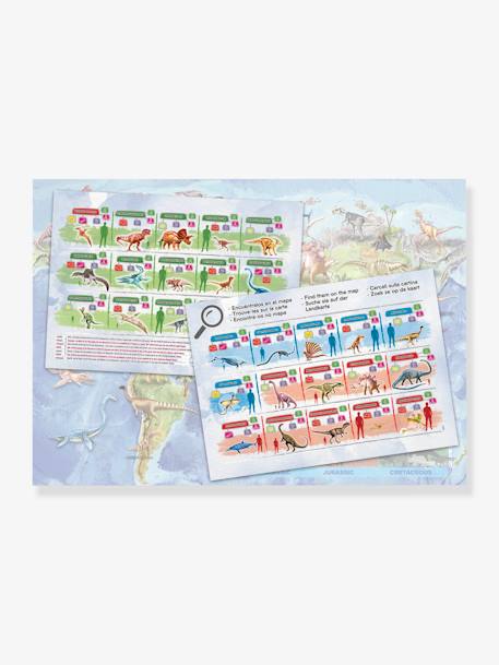 Puzzle Mappemonde Dinosaures - 150p - bleu 2 - vertbaudet enfant 