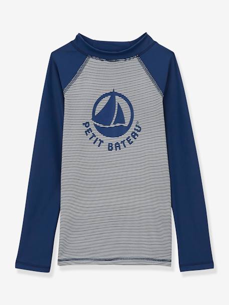 T-shirt manches longues anti-UV PETIT BATEAU bleu 1 - vertbaudet enfant 