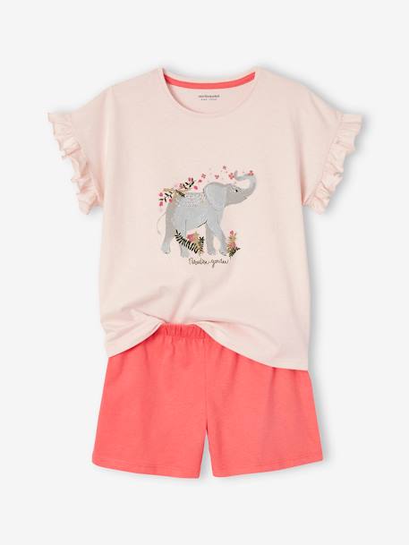 Lot de 2 pyjashorts fille wild rose 2 - vertbaudet enfant 
