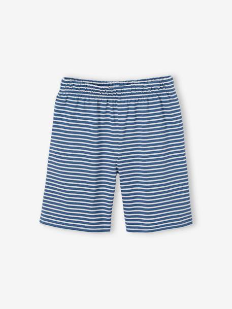 Lot de 2 pyjashorts 'Summer Surf' garçon bleu jean 6 - vertbaudet enfant 