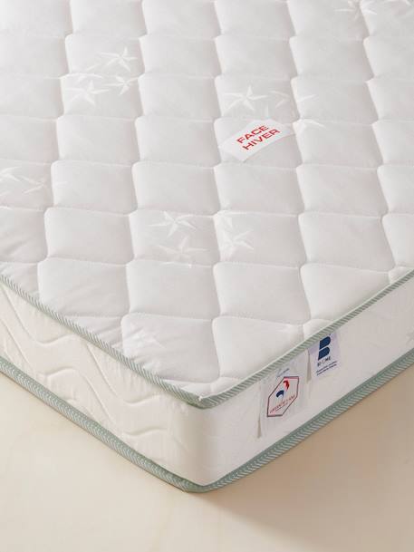 Matelas enfant anti-acariens traité Bi-ome NTL® blanc 2 - vertbaudet enfant 