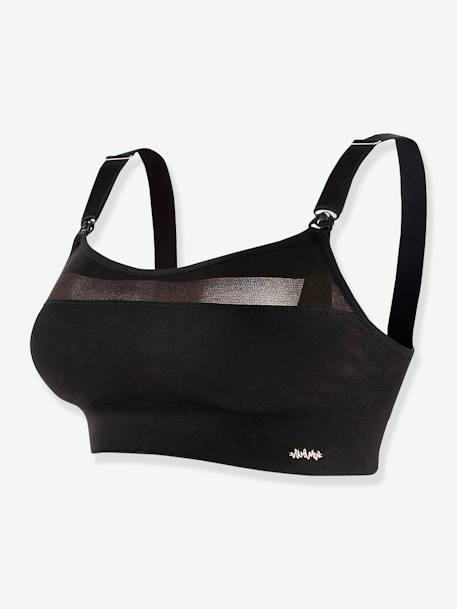 Brassière de sport de grossesse et d'allaitement Woma noir 1 - vertbaudet enfant 
