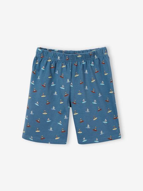 Lot de 2 pyjashorts garçon summer surf bleu jean 3 - vertbaudet enfant 
