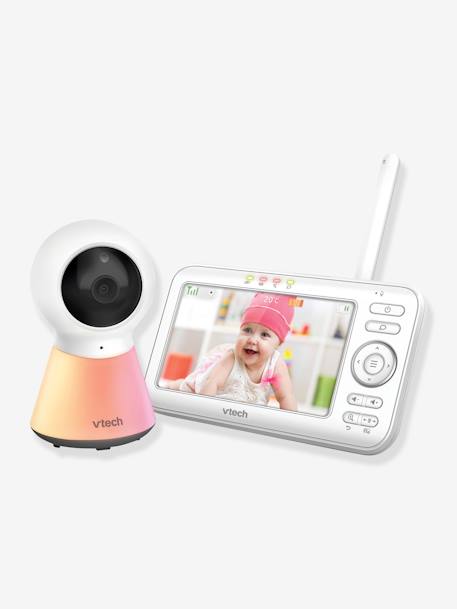 Babyphone vidéo Safe & Sound Vidéo Color Night Light BM5254 VTECH blanc 1 - vertbaudet enfant 