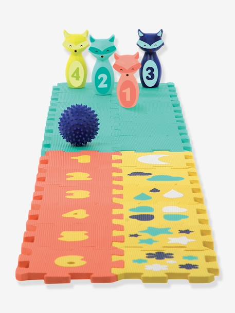 Coffret d'activités tapis quille et formes LUDI multicolore 2 - vertbaudet enfant 