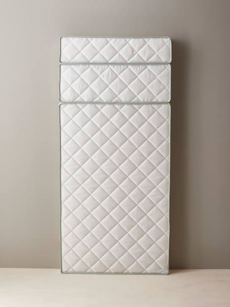 Matelas enfant évolutif 3 parties anti-acariens traité Bi-ome NTL® BLANC 1 - vertbaudet enfant 