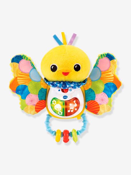 Hochet Piou Piou éveil des sens - jaune 1 - vertbaudet enfant 