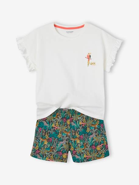 Lot de 2 pyjashorts fille wild rose 5 - vertbaudet enfant 