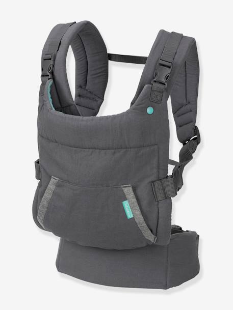 Porte-bébé Cuddle up gris+Gris/capuche renard 2 - vertbaudet enfant 