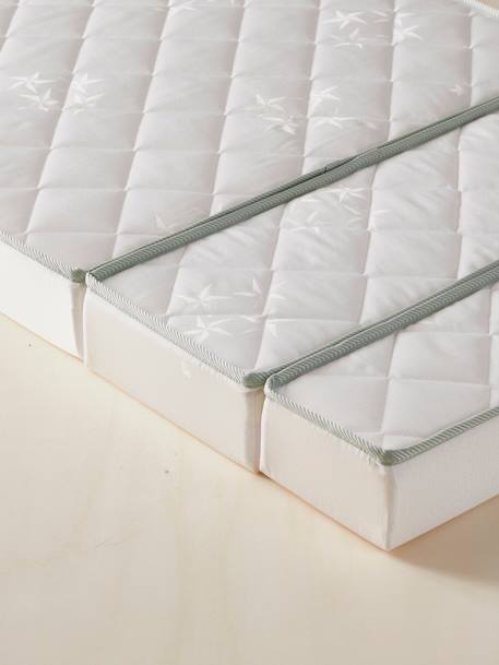 Matelas enfant évolutif 3 parties anti-acariens traité Bi-ome NTL® BLANC 3 - vertbaudet enfant 