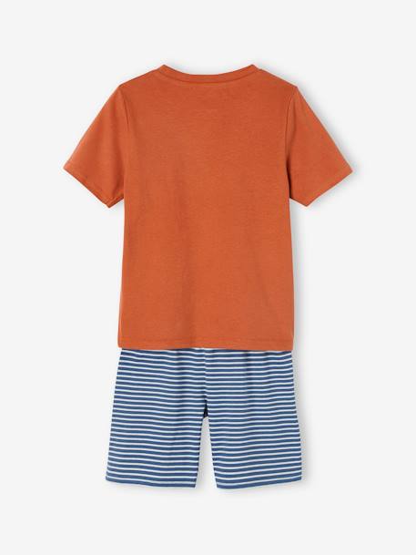 Lot de 2 pyjashorts 'Summer Surf' garçon bleu jean 11 - vertbaudet enfant 