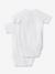 Lot de 2 bodies naissance manches courtes blanc 2 - vertbaudet enfant 