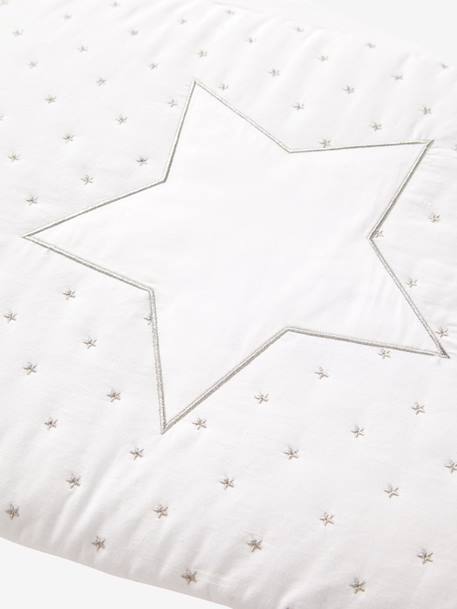 Tour de lit PLUIE D'ETOILES blanc 2 - vertbaudet enfant 