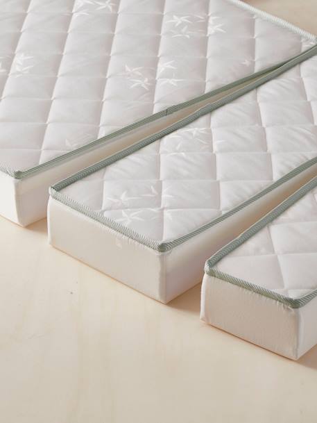 Matelas enfant évolutif 3 parties anti-acariens traité Bi-ome NTL® BLANC 2 - vertbaudet enfant 
