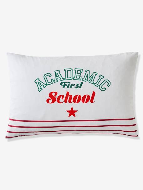 Parure housse de couette + taie d'oreiller enfant Academic écru 7 - vertbaudet enfant 