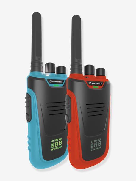 Kidytalk- Talkie Walkie rechargeable - bleu+rose nude+vert 1 - vertbaudet enfant 