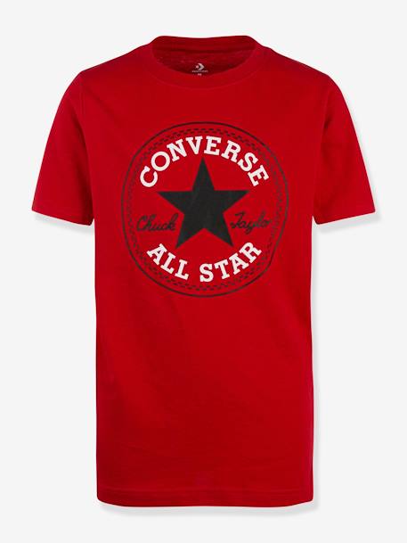 T-shirt Core chuck Patch blanc+rouge 3 - vertbaudet enfant 