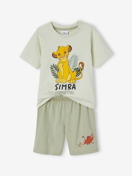 Pyjashort garçon Disney® Le Roi Lion vert sauge 1 - vertbaudet enfant 