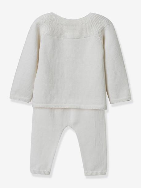 Ensemble Bébé en tricot CYRILLUS écru 4 - vertbaudet enfant 