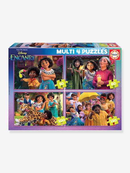 4 Puzzles Progressifs Disney Encanto - 50/150 - EDUCA multicolore 1 - vertbaudet enfant 