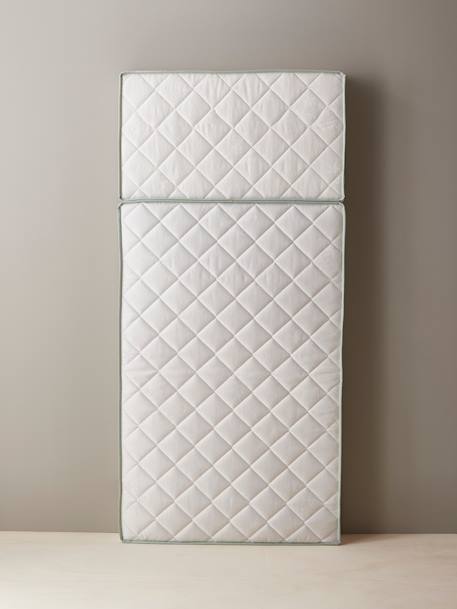 Matelas enfant évolutif anti-acariens traité Bi-ome NTL® blanc 1 - vertbaudet enfant 